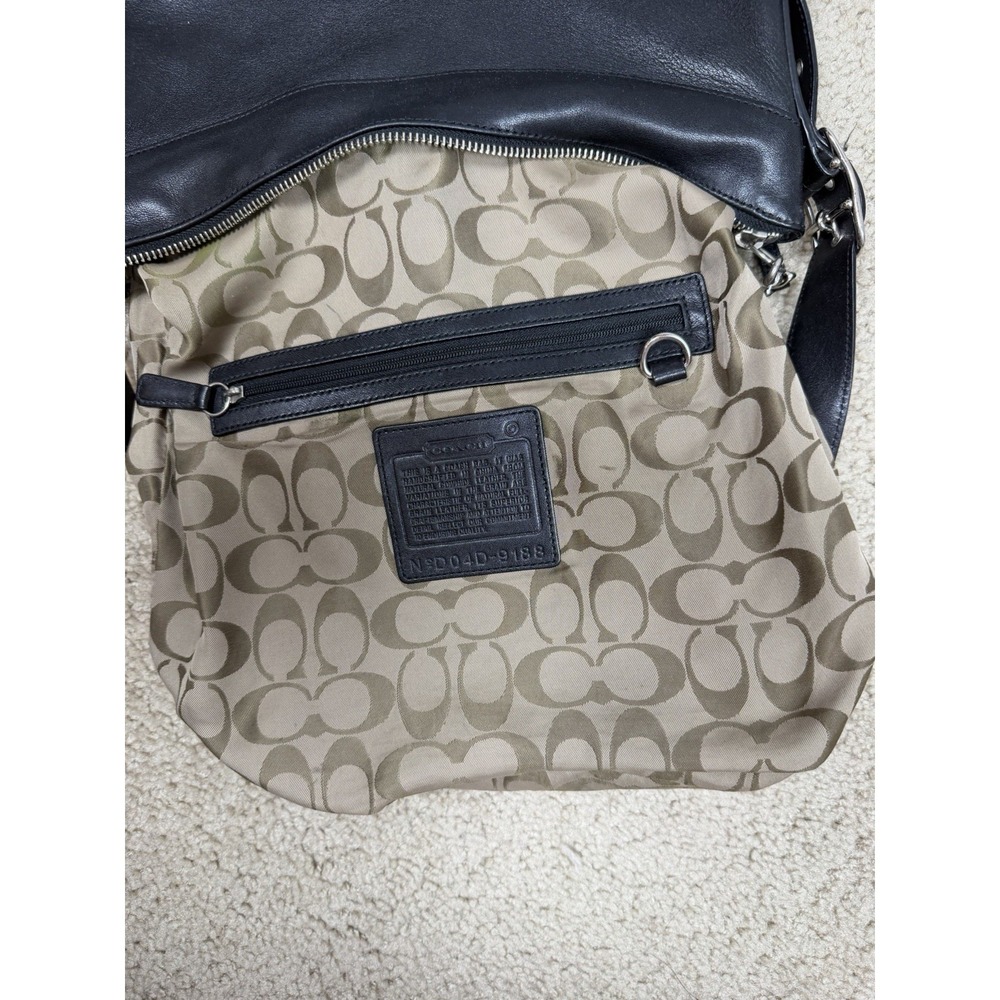 Vtg COACH Legacy Slim 9188 Black Leather Crossbody Shoulder Bag Purse Classic - Picture 3 of 12